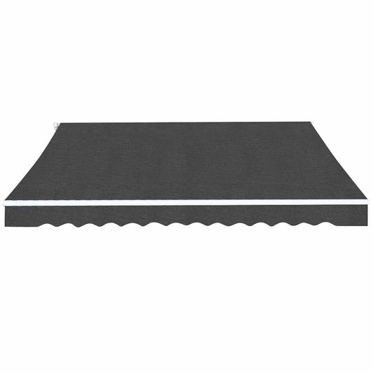 Folding Awning Manual Operated 450 cm Anthracite Folding Awning Manual Operated 450 cm Anthracite