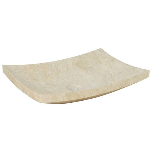 Sink 50x35x12 cm Marble Cream Sink 50x35x12 cm Marble Cream