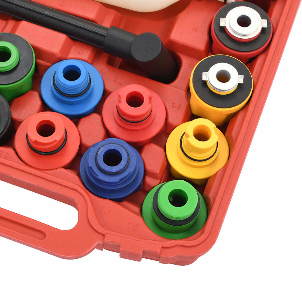 210478 vidaXL 15 Piece Engine Oil Filler Set