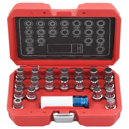 21 Piece Rim Lock Socket Set for BMW 21 Piece Rim Lock Socket Set for BMW