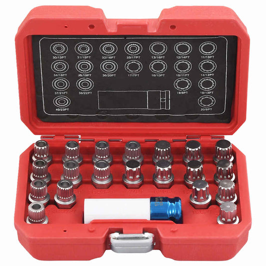 210489 vidaXL 21 Piece Rim Lock Socket Set for BMW 210489 vidaXL 21 Piece Rim Lock Socket Set for BMW