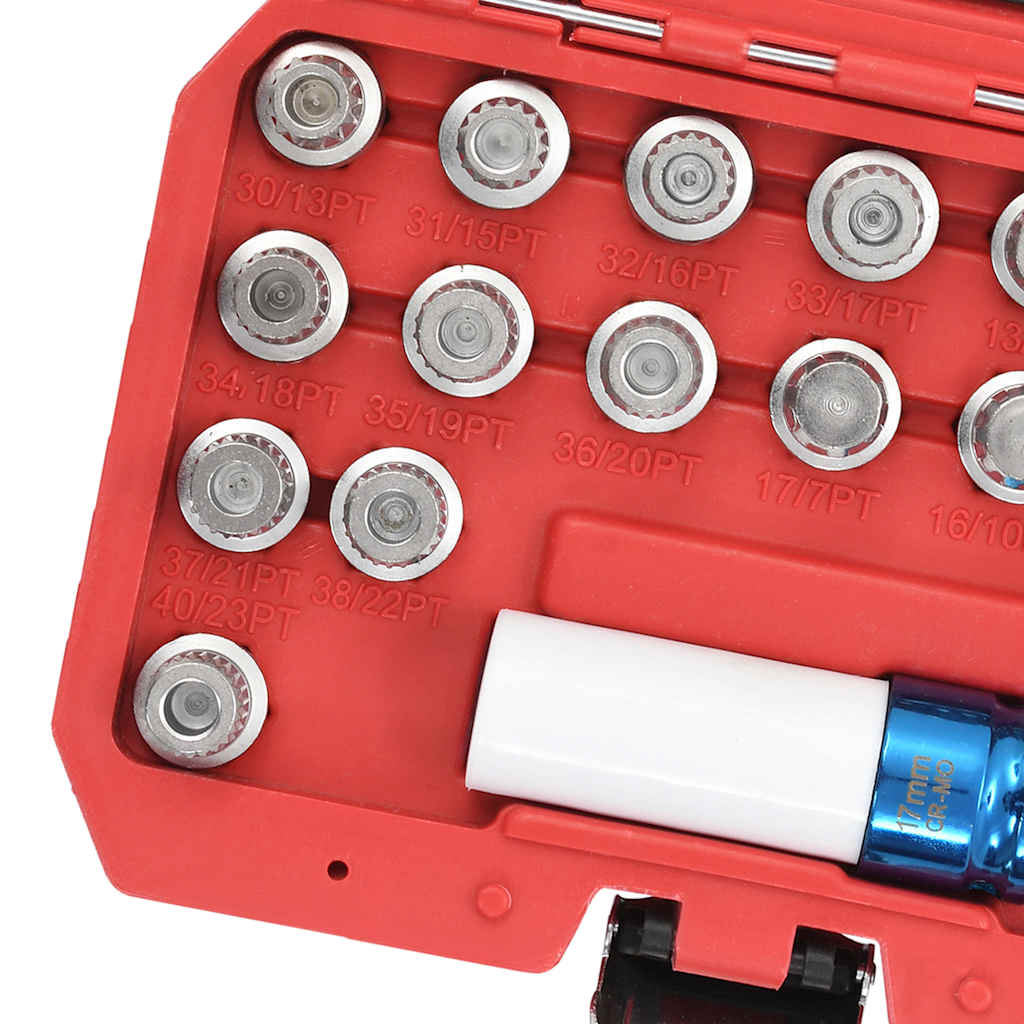 210489 vidaXL 21 Piece Rim Lock Socket Set for BMW