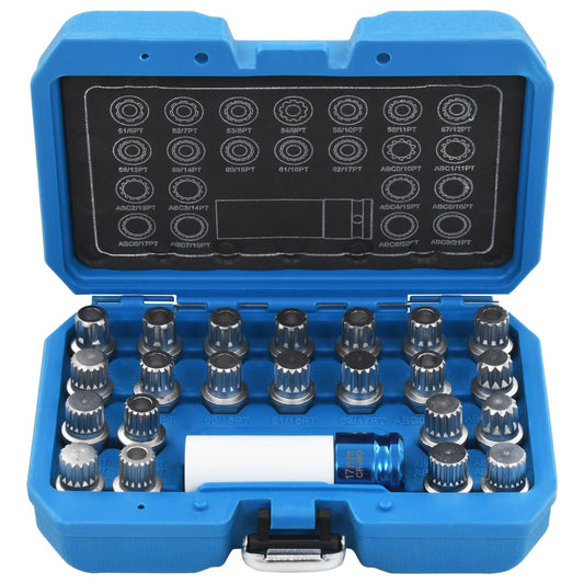 23 Piece Rim Lock Socket Set for VAG 23 Piece Rim Lock Socket Set for VAG