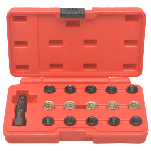 16 Piece Spark Plug Thread Repair Tool Kit M14x1.25 16 Piece Spark Plug Thread Repair Tool Kit M14x1.25