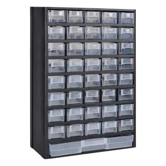 41-Drawer Storage Cabinet Tool Box 2 pcs Plastic 41-Drawer Storage Cabinet Tool Box 2 pcs Plastic