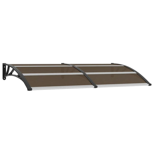 Door Canopy | Black | Polycarbonate | 200x100cm | Durable | Door Canopy Door Canopy | Black | Polycarbonate | 200x100cm | Durable | Door Canopy