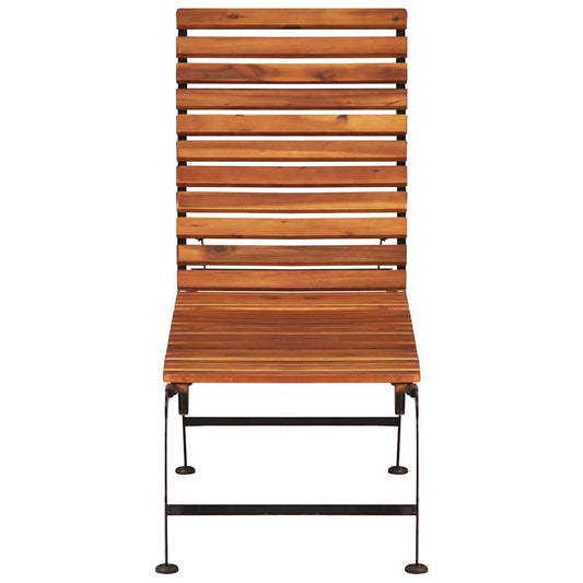 Sun Lounger with Steel Legs Solid Acacia Wood Sun Lounger with Steel Legs Solid Acacia Wood