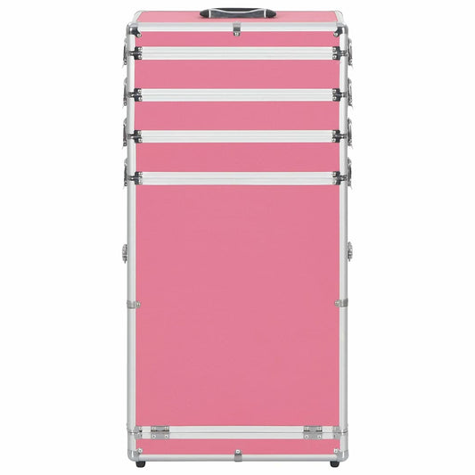 Make-up Trolley Aluminium Pink Make-up Trolley Aluminium Pink