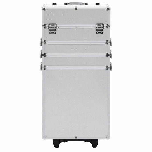 91814 vidaXL Make-up Trolley Aluminium Silver 91814 vidaXL Make-up Trolley Aluminium Silver