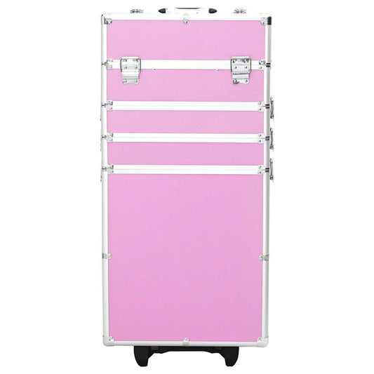 91816 vidaXL Make-up Trolley Aluminium Pink 91816 vidaXL Make-up Trolley Aluminium Pink