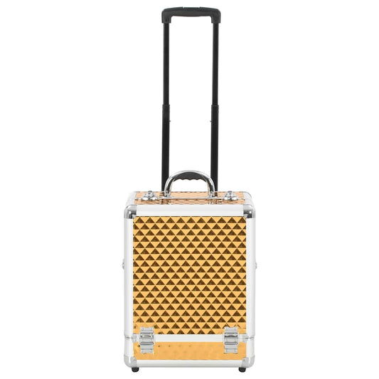 Make-up Trolley 35x29x45 cm Gold Aluminium Make-up Trolley 35x29x45 cm Gold Aluminium