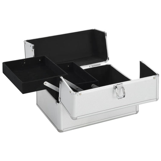 Make-up Case 22x30x21 cm Silver Aluminium Make-up Case 22x30x21 cm Silver Aluminium