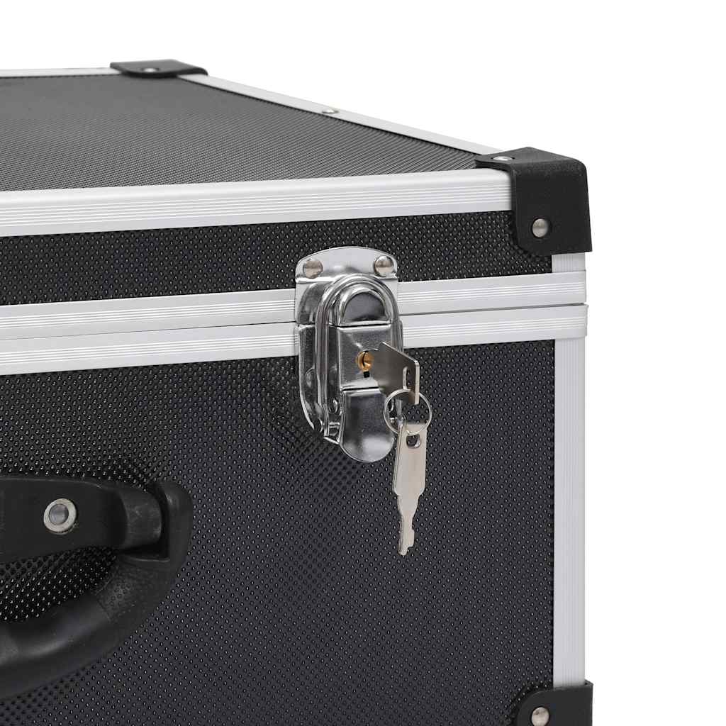 CD Case for 60 CDs Aluminium ABS Black