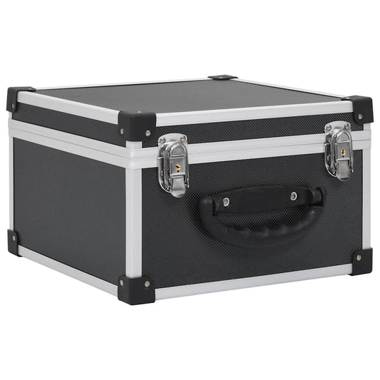 CD Case for 40 CDs Aluminium ABS Black CD Case for 40 CDs Aluminium ABS Black