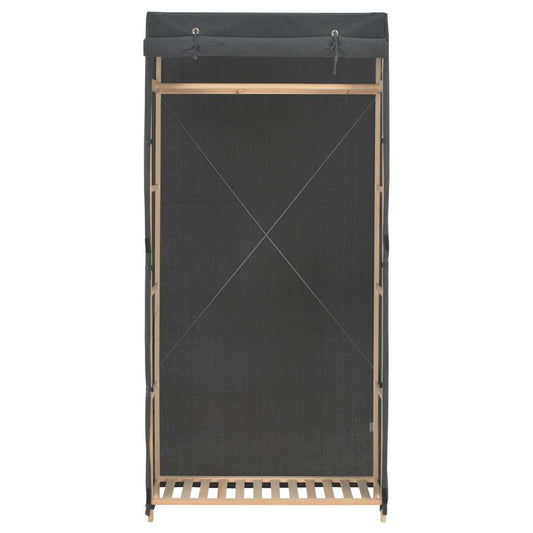 248193 vidaXL Wardrobe Grey 79x40x170 cm Fabric 248193 vidaXL Wardrobe Grey 79x40x170 cm Fabric
