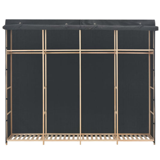 Wardrobe Grey 200x40x170 cm Fabric Wardrobe Grey 200x40x170 cm Fabric