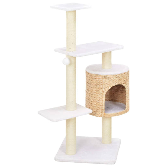 Cat Tree with Sisal Scratching Post Seagrass Cat Tree with Sisal Scratching Post Seagrass