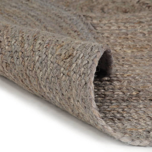 Area Rug | Grey | Braided Jute | 150 cm Diameter | Durable | Area Rug Area Rug | Grey | Braided Jute | 150 cm Diameter | Durable | Area Rug