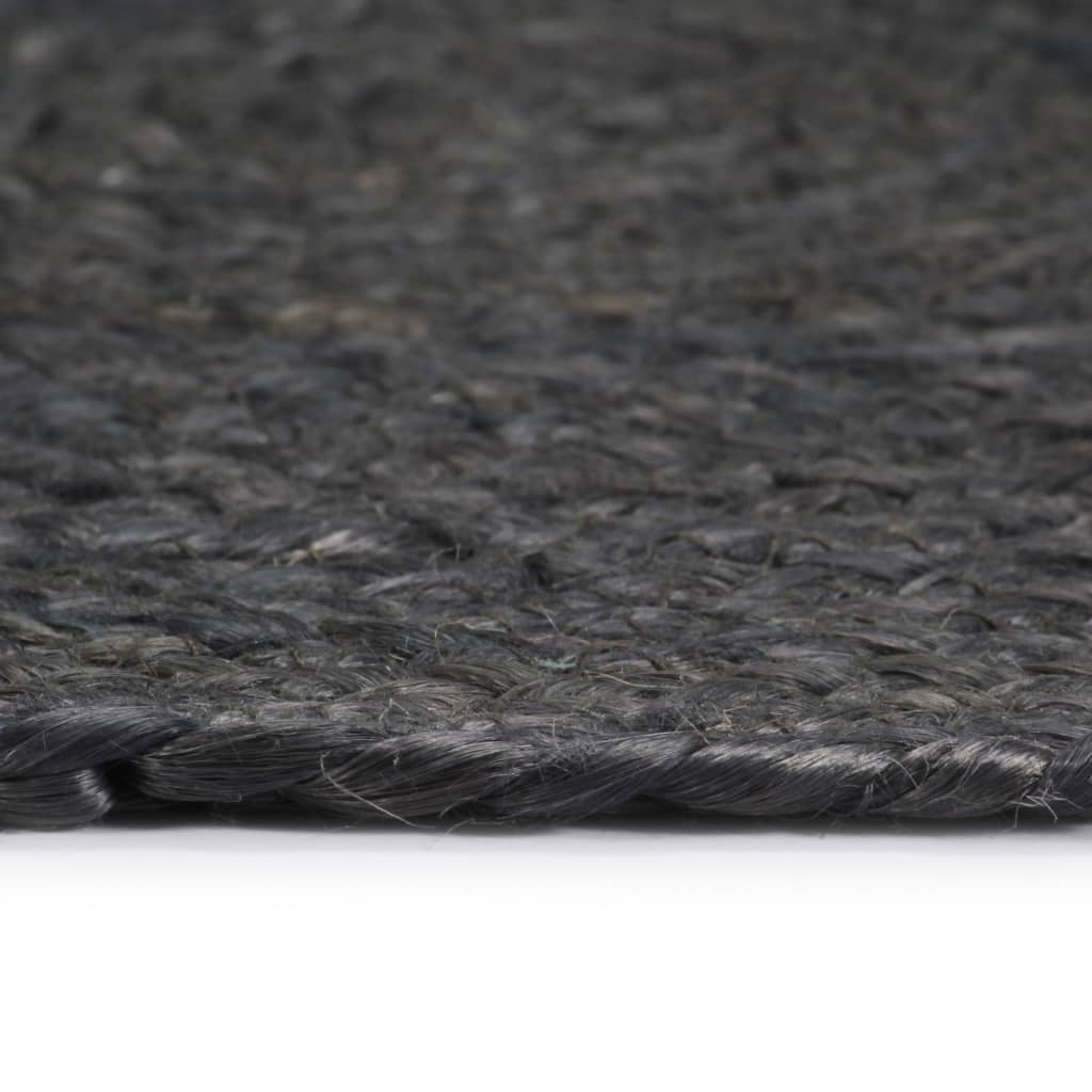 Placemat | Set of 6 | Dark Grey | Jute | Medium | Non-slip | Placemat