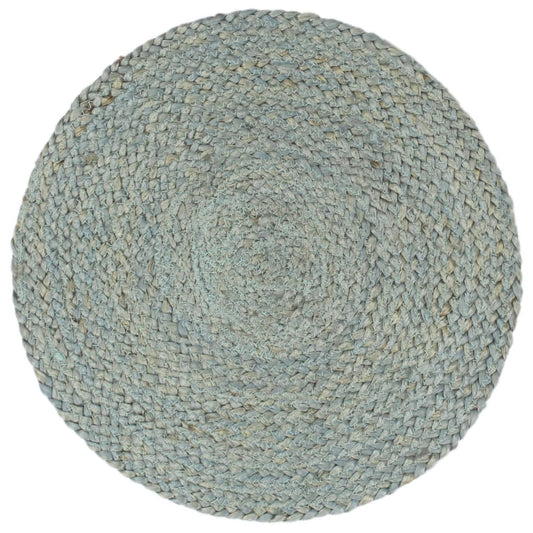 Placemats 4 pcs Plain Olive Green 38 cm Round Jute Placemats 4 pcs Plain Olive Green 38 cm Round Jute