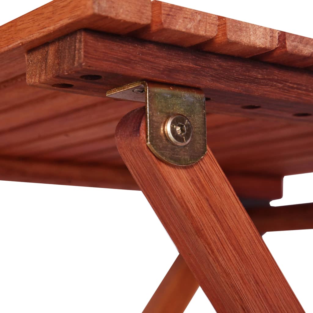 Bistro Set | Brown | Solid eucalyptus wood with an oil finish | Small