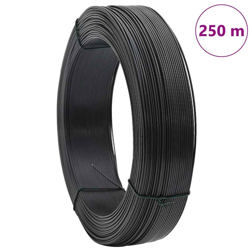 Fence Binding Wire 250 m 1.4/2 mm Steel Anthracite