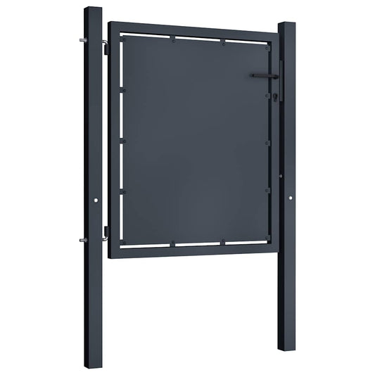 144518 vidaXL Garden Gate Steel 100x100 cm Anthracite 144518 vidaXL Garden Gate Steel 100x100 cm Anthracite