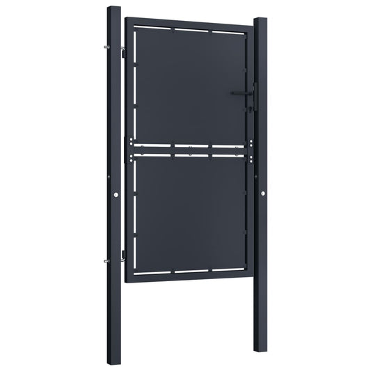 Garden Gate Steel 100x125 cm Anthracite Garden Gate Steel 100x125 cm Anthracite