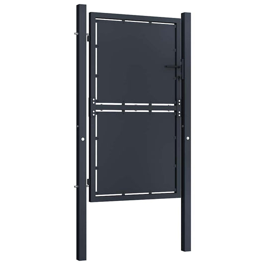 144519 vidaXL Garden Gate Steel 100x125 cm Anthracite 144519 vidaXL Garden Gate Steel 100x125 cm Anthracite