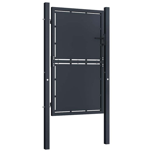 Garden Gate Steel 100x175 cm Anthracite Garden Gate Steel 100x175 cm Anthracite