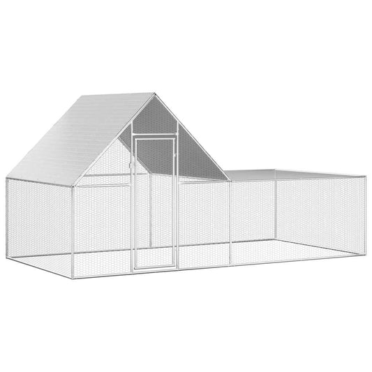 Chicken Coop | Silver | Galvanised Steel | Large | Chicken Coop Chicken Coop | Silver | Galvanised Steel | Large | Chicken Coop