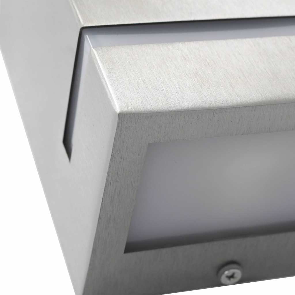 Outdoor Wall Lights 2 pcs 35 W Silver Rectangular