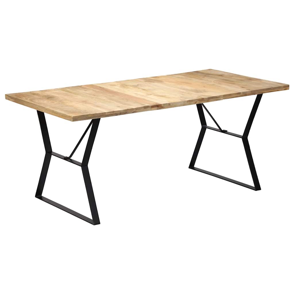247945 vidaXL Dining Table 180x90x76 cm Solid Mango Wood