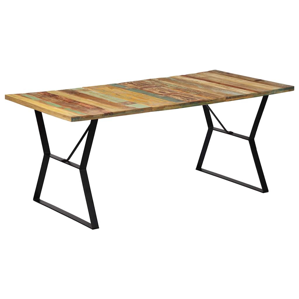 247946 vidaXL Dining Table 180x90x76 cm Solid Reclaimed Wood