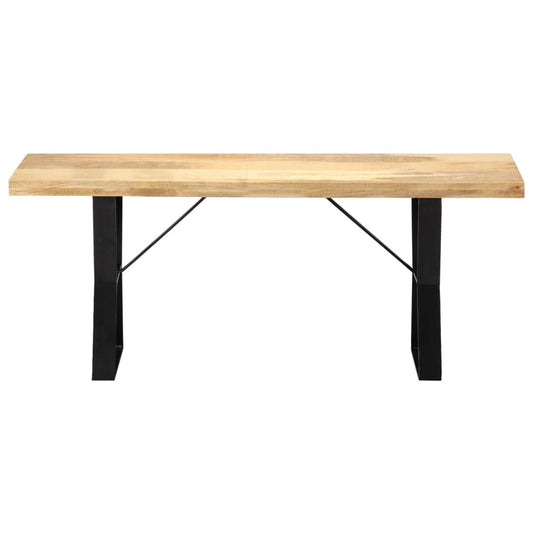 Bench 110 cm Solid Mango Wood Bench 110 cm Solid Mango Wood
