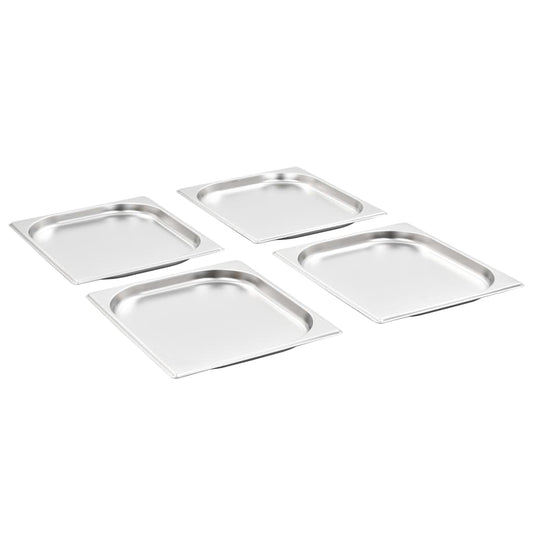 Gastronorm Containers 8 pcs GN 1/2 20 mm Stainless Steel Gastronorm Containers 8 pcs GN 1/2 20 mm Stainless Steel