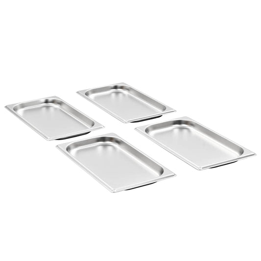 Gastronorm Containers 12 pcs GN 1/3 20 mm Stainless Steel Gastronorm Containers 12 pcs GN 1/3 20 mm Stainless Steel
