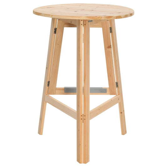 Bar Table | Natural wood | Fir Wood | 78cm wide and 109cm high | Foldable Bar Table | Natural wood | Fir Wood | 78cm wide and 109cm high | Foldable