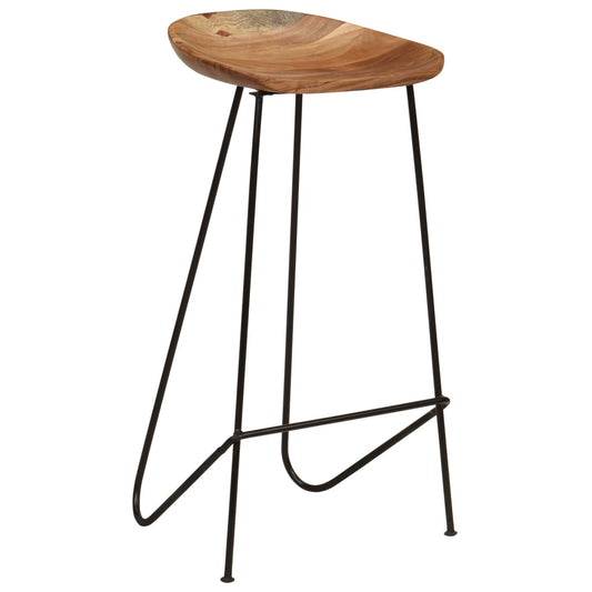 Bar Stools 2 pcs Solid Acacia Wood Bar Stools 2 pcs Solid Acacia Wood