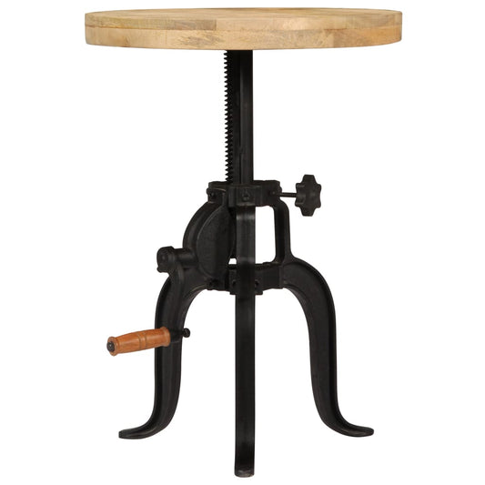 Side Table | Natural wood and black Side Table | Natural wood and black