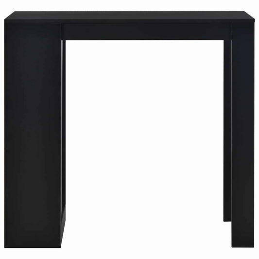 280212 vidaXL Bar Table with Shelf Black 110x50x103 cm 280212 vidaXL Bar Table with Shelf Black 110x50x103 cm