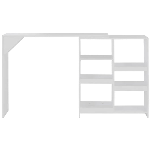 280222 vidaXL Bar Table with Moveable Shelf White 138x39x110 cm 280222 vidaXL Bar Table with Moveable Shelf White 138x39x110 cm