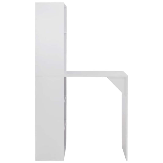 280227 vidaXL Bar Table with Cabinet White 115x59x200 cm 280227 vidaXL Bar Table with Cabinet White 115x59x200 cm