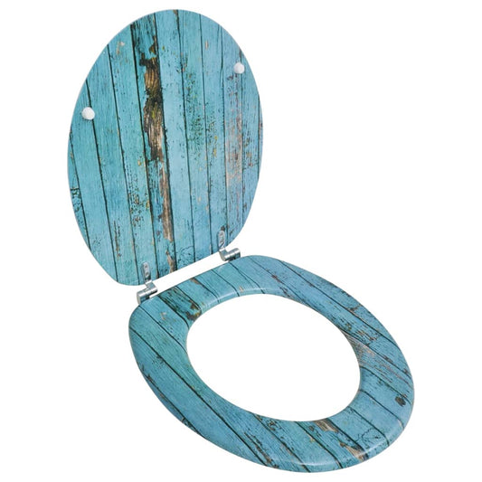 Toilet Seats with Lids 2 pcs MDF Old Wood Toilet Seats with Lids 2 pcs MDF Old Wood
