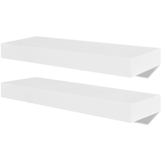 Wall Shelves 4 pcs White 40 cm Wall Shelves 4 pcs White 40 cm