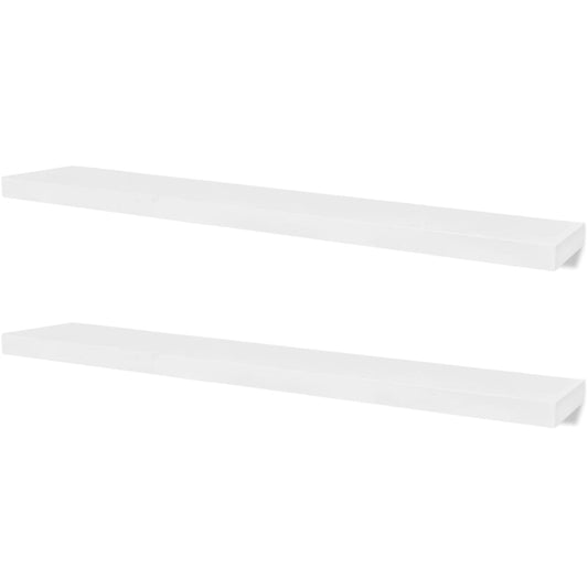 Wall Shelves 4 pcs White 120 cm Wall Shelves 4 pcs White 120 cm