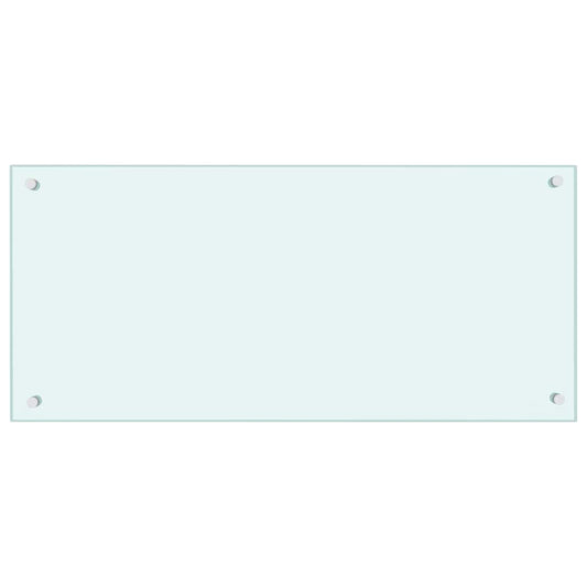 Kitchen Backsplash Milk 90 x 40 cm Tempered Glass Kitchen Backsplash Milk 90 x 40 cm Tempered Glass