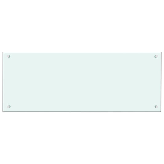 Kitchen Backsplash Milk 100 x 40 cm Tempered Glass Kitchen Backsplash Milk 100 x 40 cm Tempered Glass