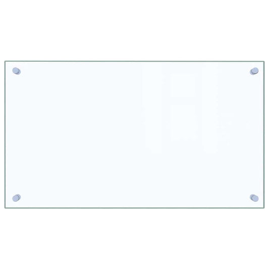 Kitchen Backsplash Transparent 70 x 40 cm Tempered Glass Kitchen Backsplash Transparent 70 x 40 cm Tempered Glass