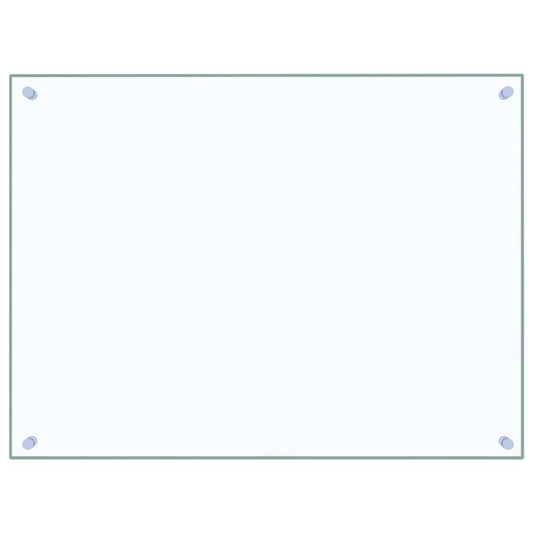 Kitchen Backsplash Transparent 80 x 60 cm Tempered Glass Kitchen Backsplash Transparent 80 x 60 cm Tempered Glass